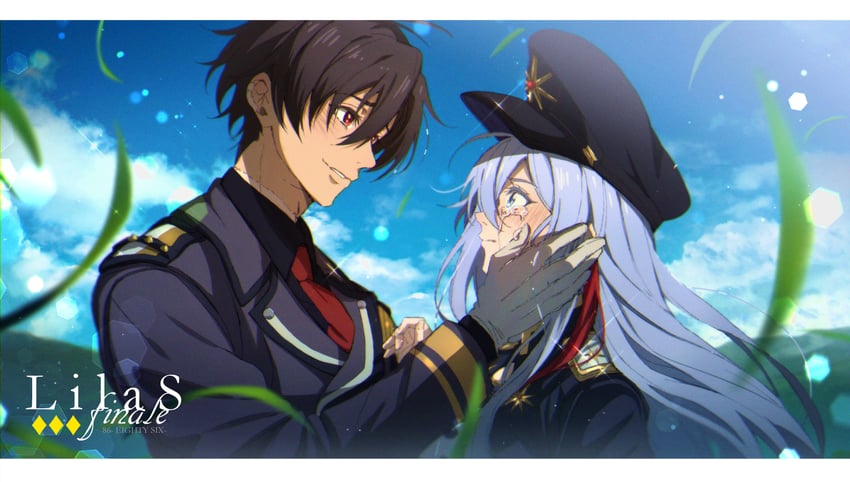 vladilena millize and shinei nouzen (86 -eightysix-) drawn by kagura_kurosaki