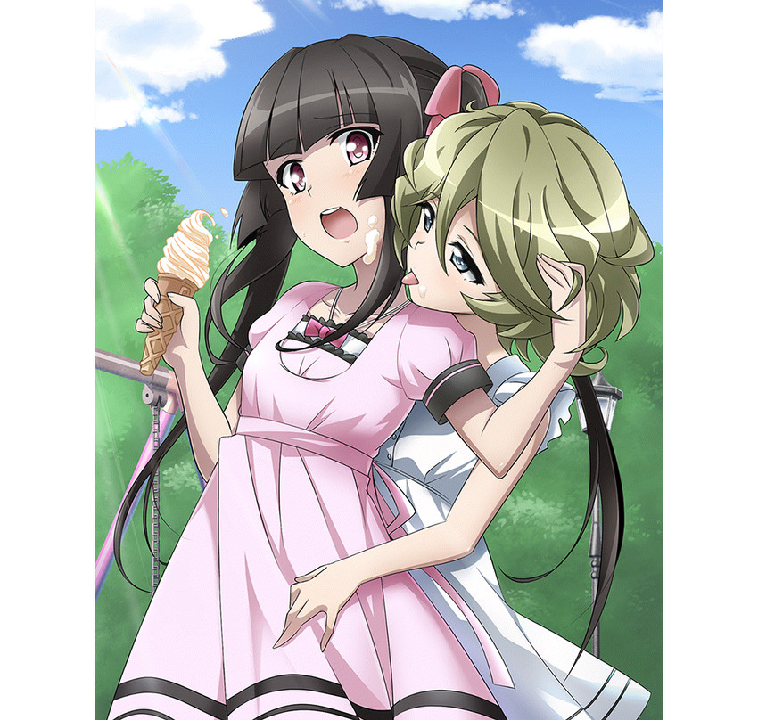 tsukuyomi shirabe and elfnein (senki zesshou symphogear and 1 more)
