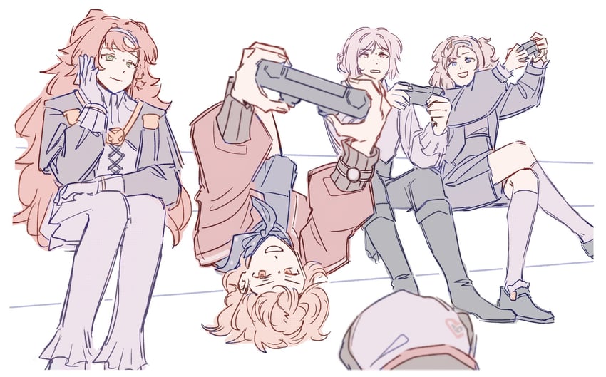 vertin, sonetto, regulus, and matilda bouanich (reverse:1999) drawn by kuva5z