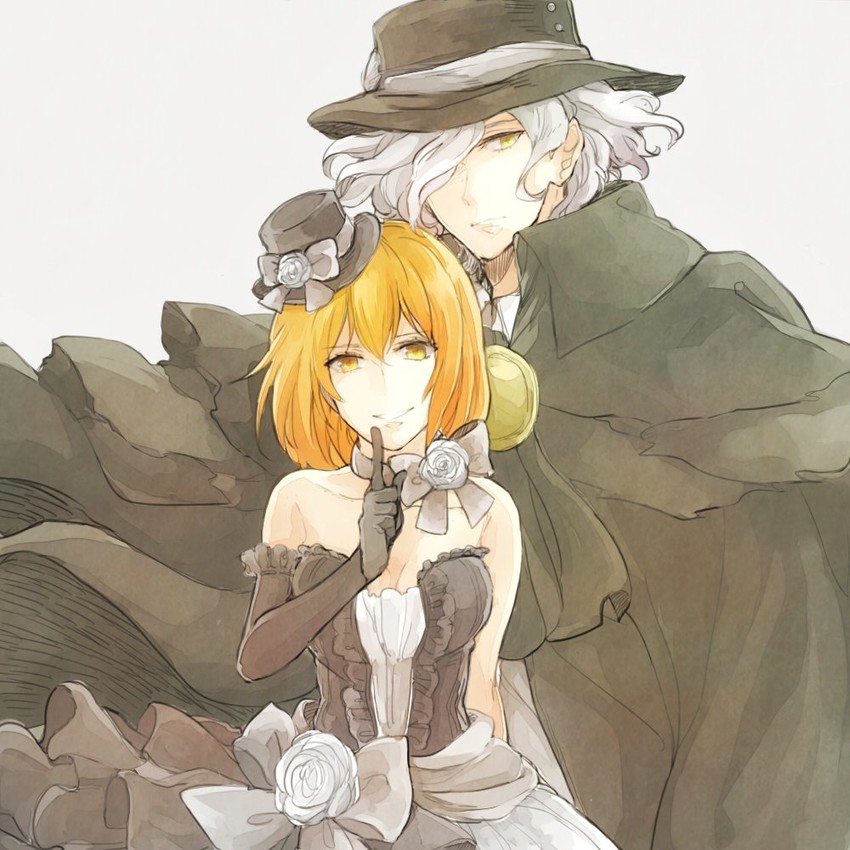 fujimaru ritsuka and edmond dantes (fate and 1 more) drawn by banira_(ri0115ka)