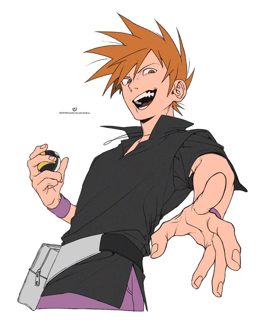 blue oak (pokemon and 1 more) drawn by 55oshimechan