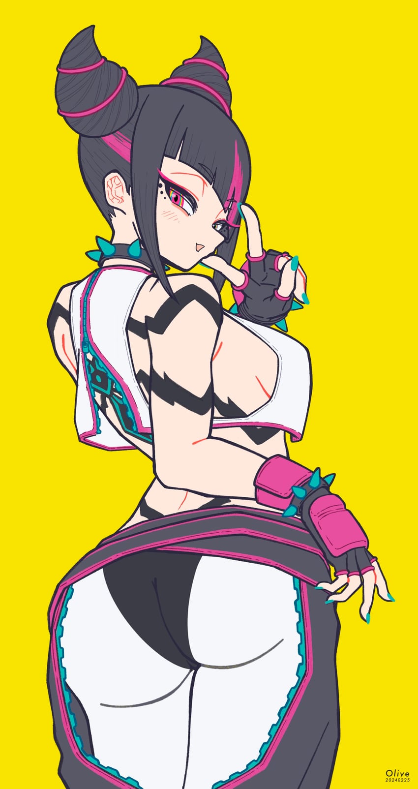 han juri (street fighter and 1 more) drawn by tunacan_olive