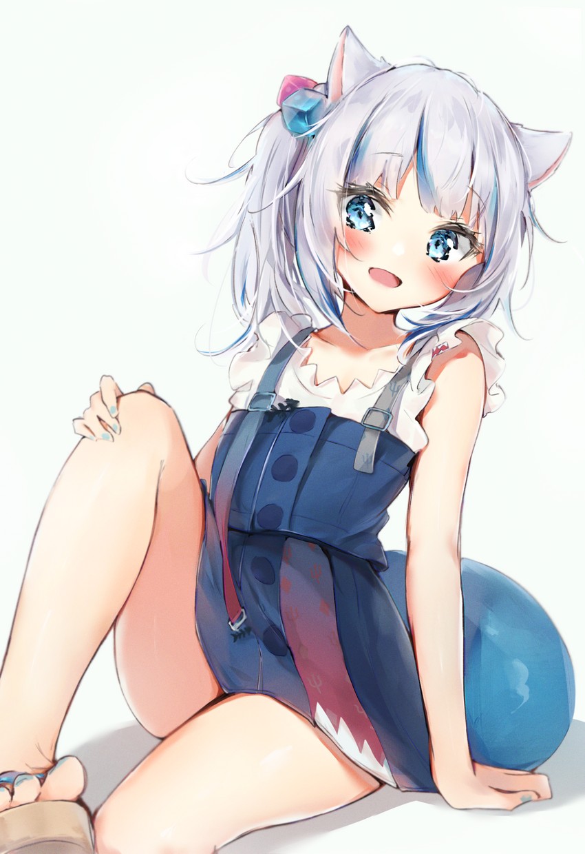 gawr gura (hololive and 1 more) drawn by seboneko