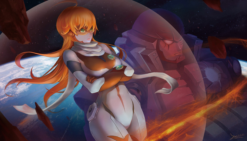 nono and buster machine 7 (top wo nerae! and 1 more) drawn by johnson_zhuang