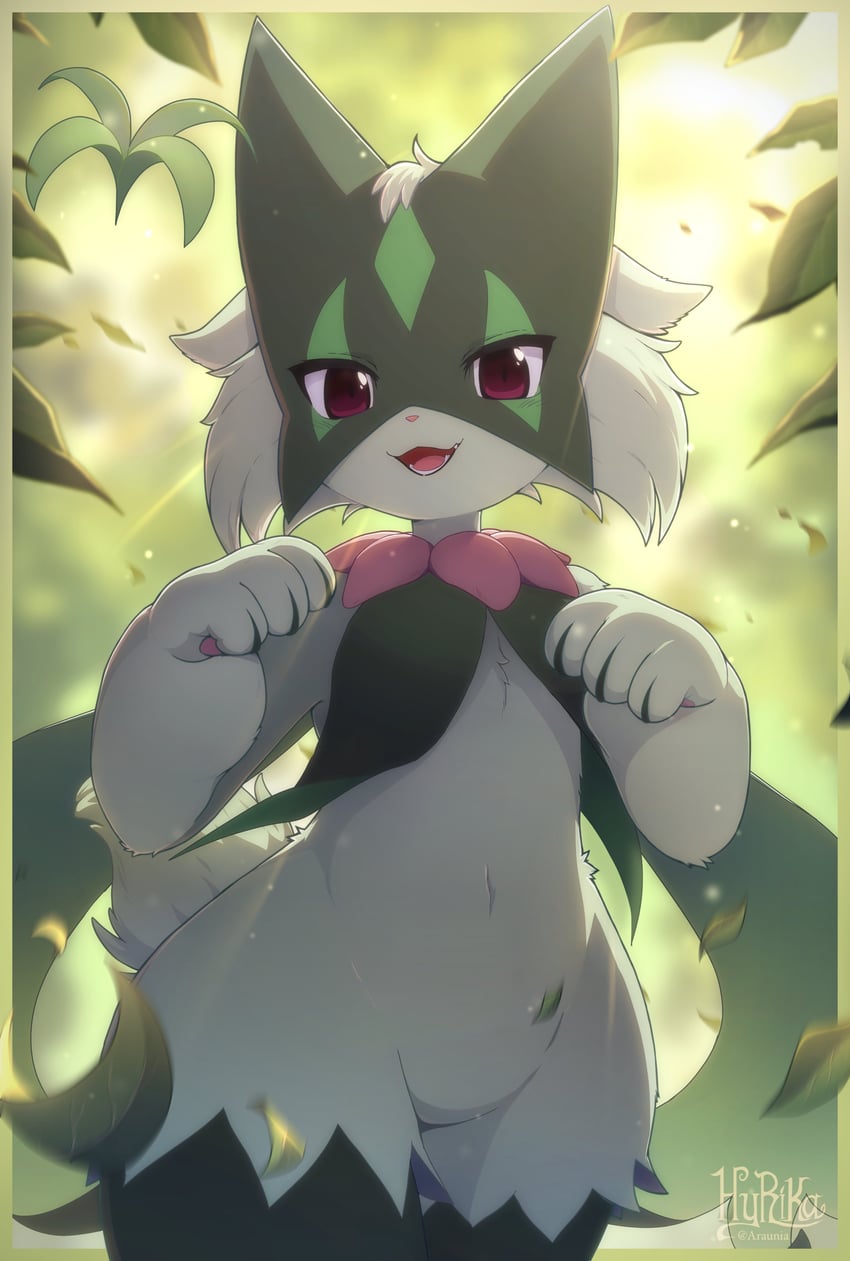 meowscarada (pokemon) drawn by araunia