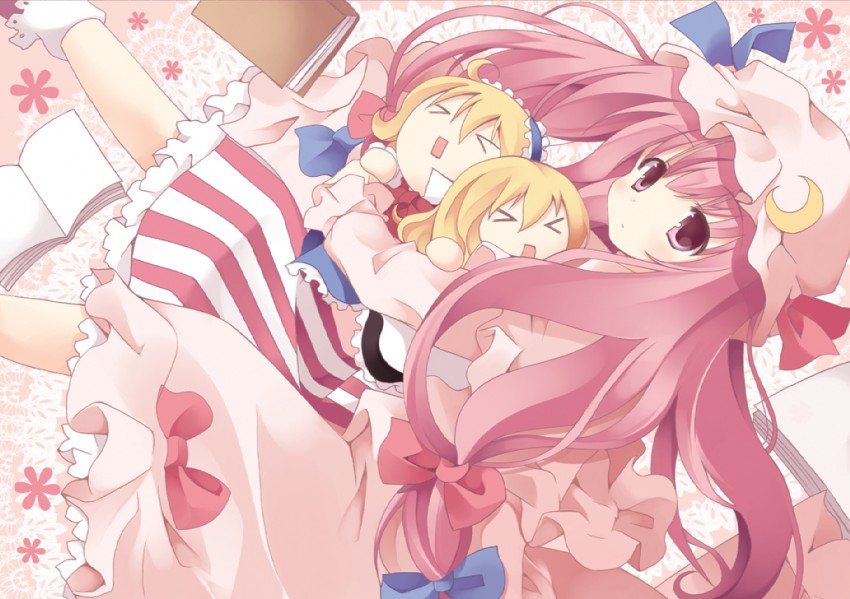 kirisame marisa, alice margatroid, and patchouli knowledge (touhou) drawn by mizuse_kiseki