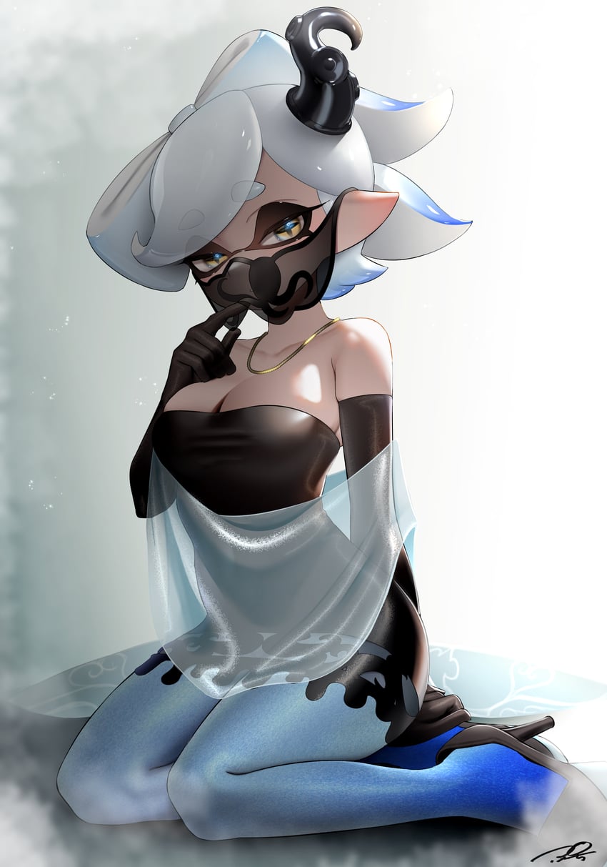 marie and shiver (splatoon and 1 more) drawn by puchiman