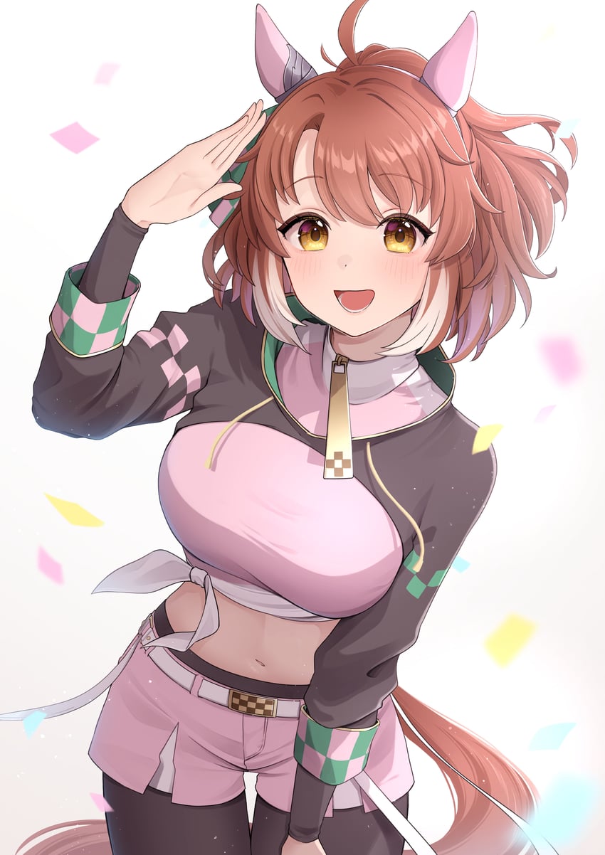 dantsu flame (umamusume and 1 more) drawn by sayosayo-0