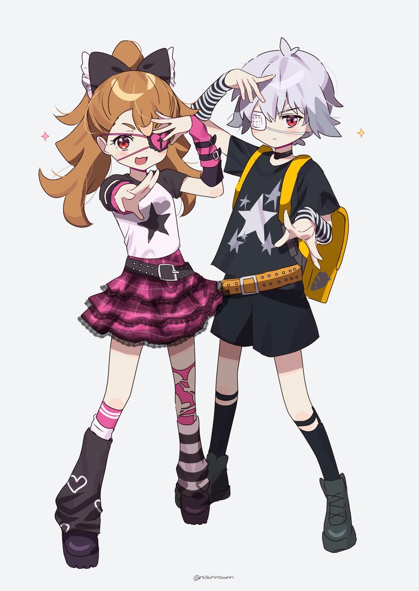 inukai komugi and toyama daifuku (precure and 1 more) drawn by nownnownn