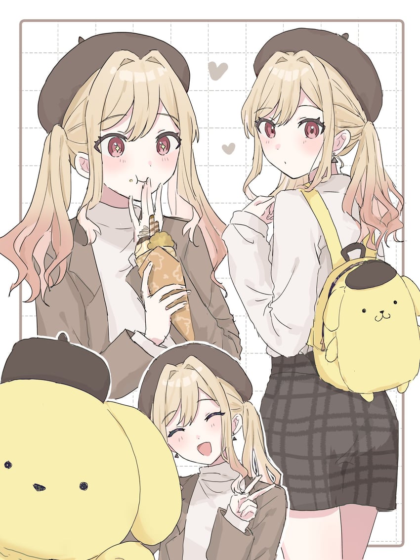 tenma saki and pompompurin (project sekai and 1 more) drawn by keseranpasaraa