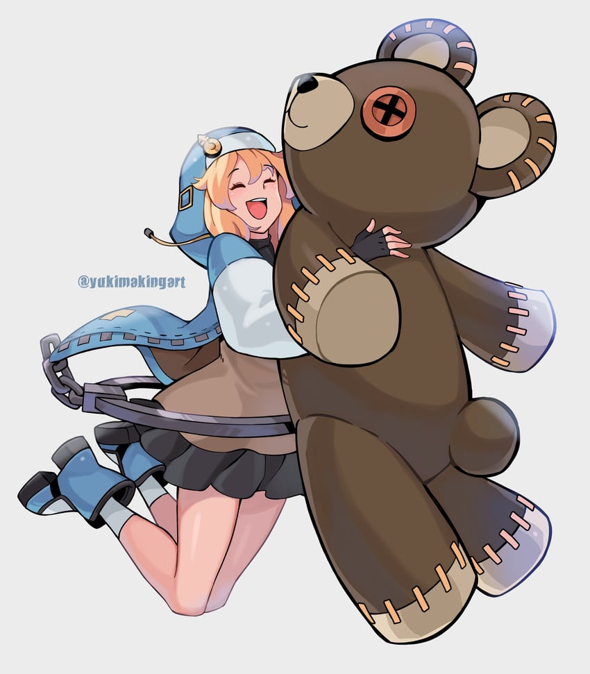 bridget and roger (guilty gear and 1 more) drawn by yukimakingart