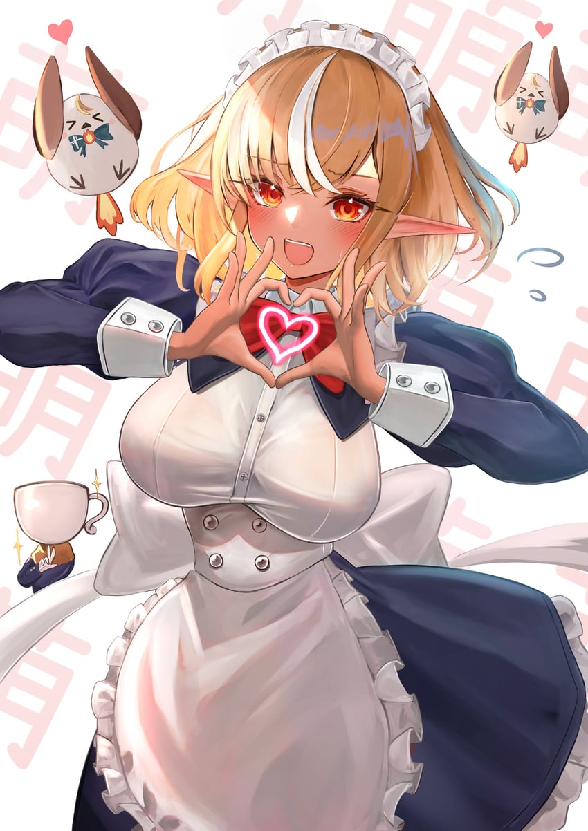 shiranui flare, elfriend, and lack (hololive) drawn by maison_de_cante