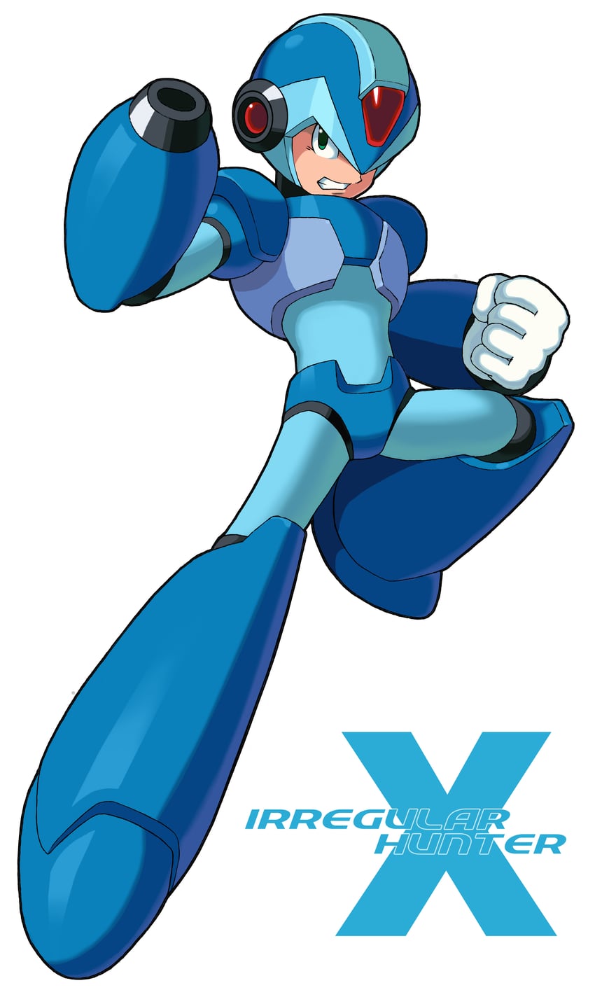x (mega man and 1 more) drawn by hi-go!
