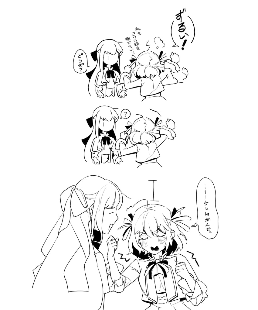 anisphia wynn palettia and euphyllia magenta (tensei oujo to tensai reijou no mahou kakumei) drawn by lelioz