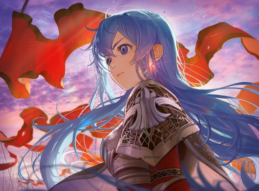 eirika (fire emblem and 1 more) drawn by maze_draws