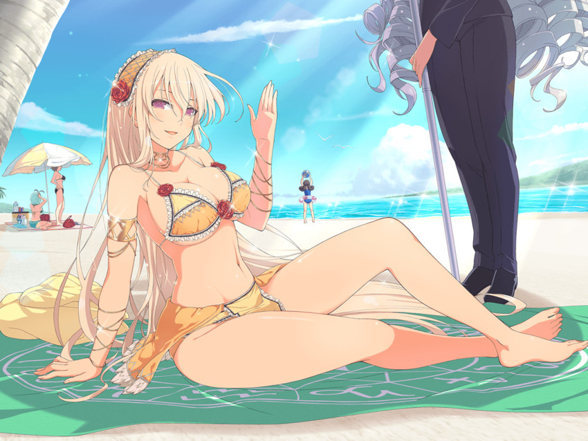 leo, ginrei, aimu, syuri, and kurohoro (senran kagura and 1 more) drawn by yaegashi_nan
