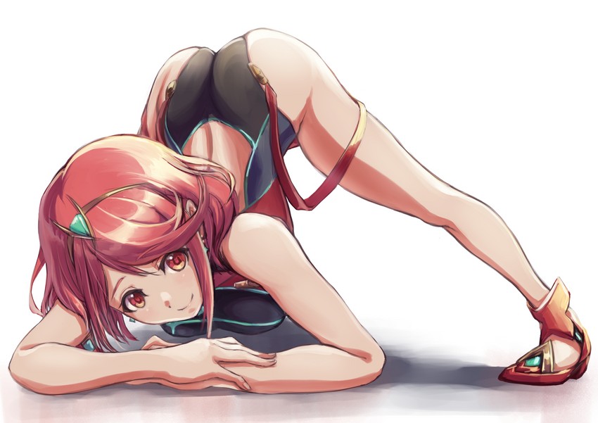 pyra (xenoblade chronicles and 1 more) drawn by ikastak