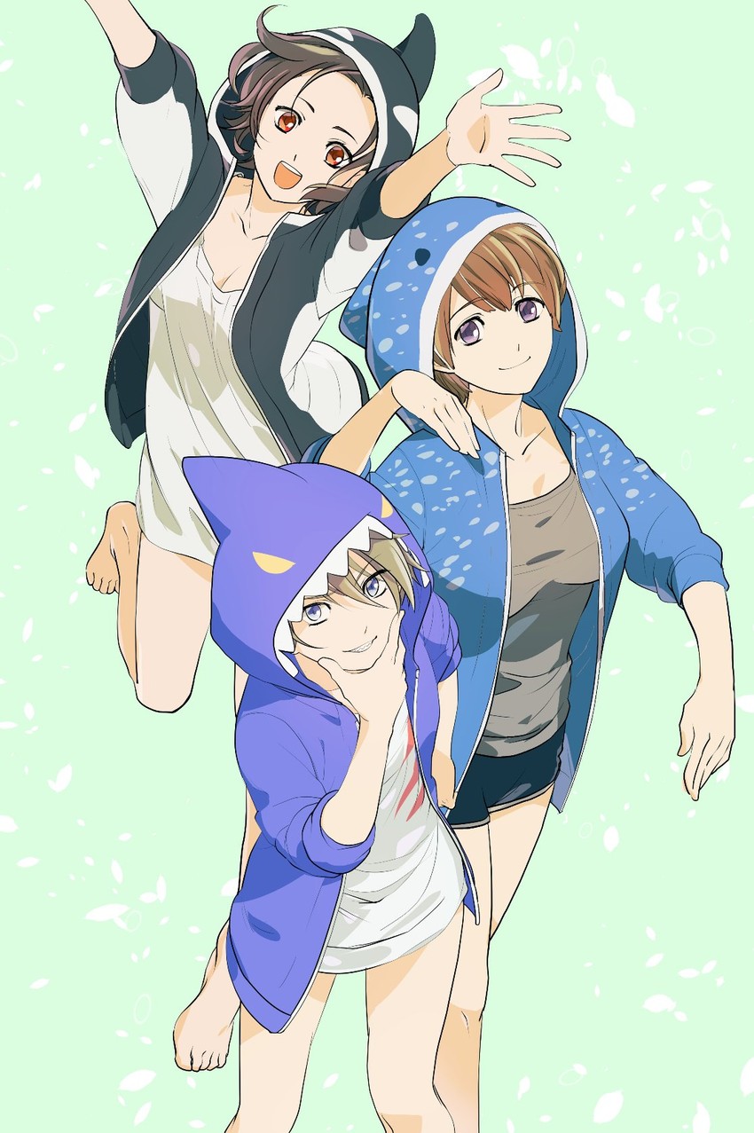 shingen seiji, akuno hideo, and kimura ryu (idolmaster and 1 more) drawn by saya_(endowsaya)