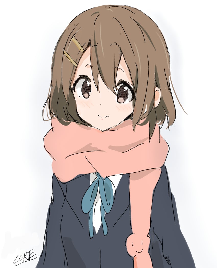 hirasawa yui (k-on!) drawn by core_(mayomayo)