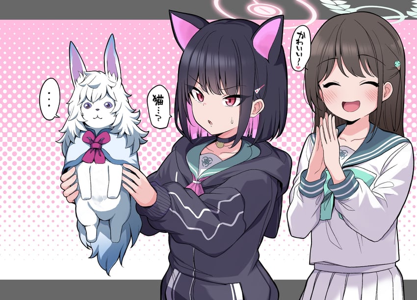 kazusa, fou, and airi (fate and 2 more) drawn by momonosuke_(u-ma991028)