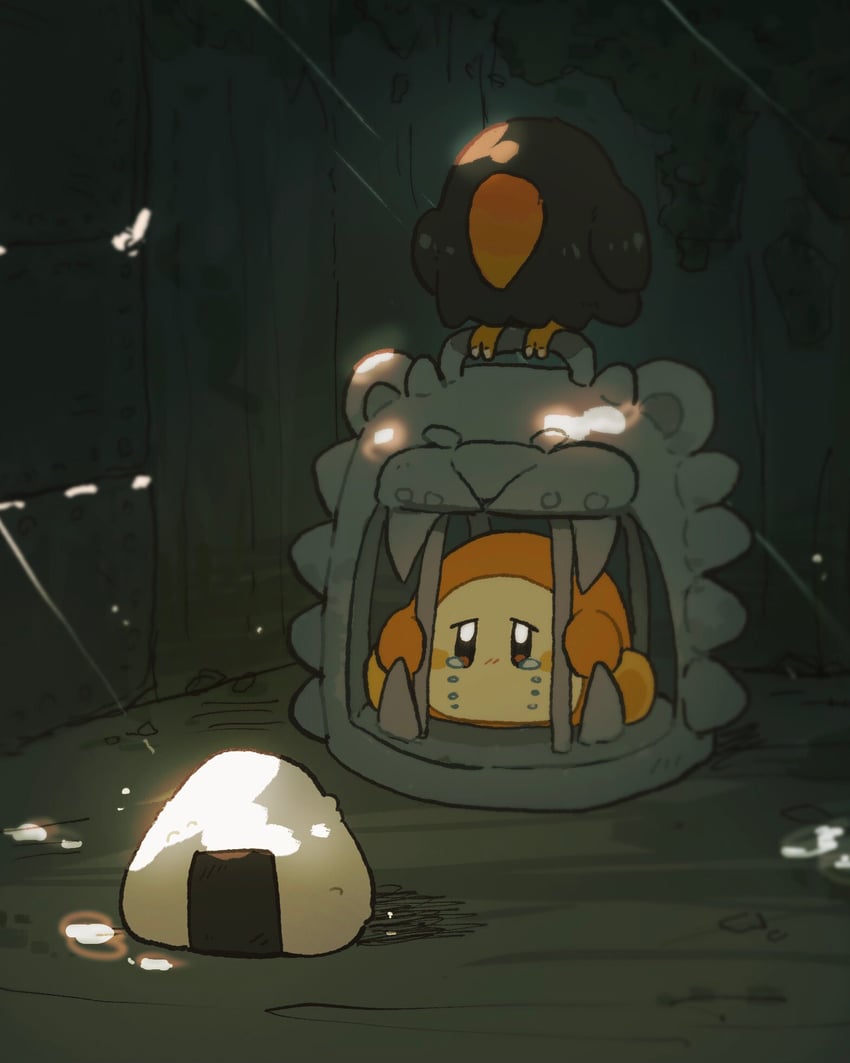 waddle dee and clocker (kirby and 1 more) drawn by harukui
