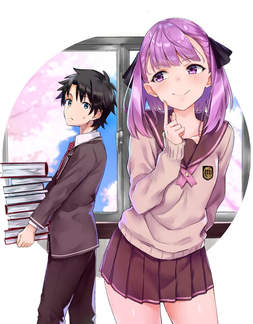 fujimaru ritsuka and helena blavatsky (fate and 1 more) drawn by nishimi_shin