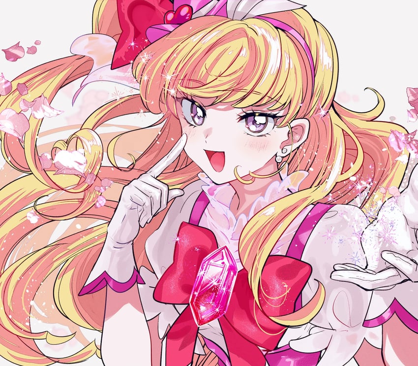 asahina mirai and cure miracle (precure and 1 more) drawn by asako_(itiba)