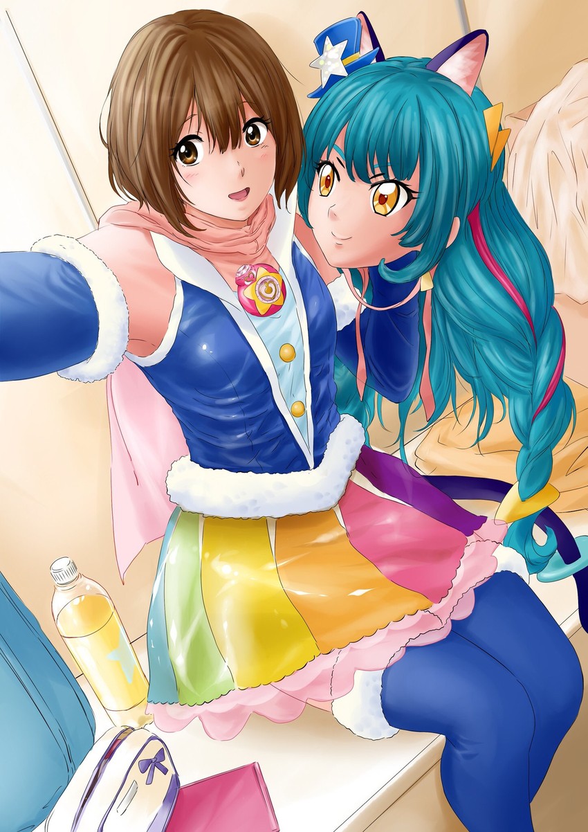 cure cosmo (precure and 1 more) drawn by anigurum