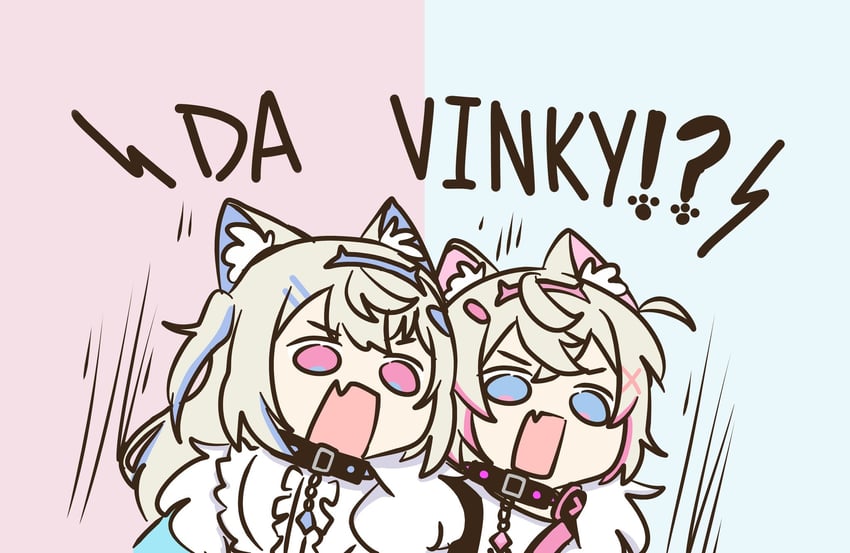fuwawa abyssgard and mococo abyssgard (hololive and 1 more) drawn by nagi_nyaaa
