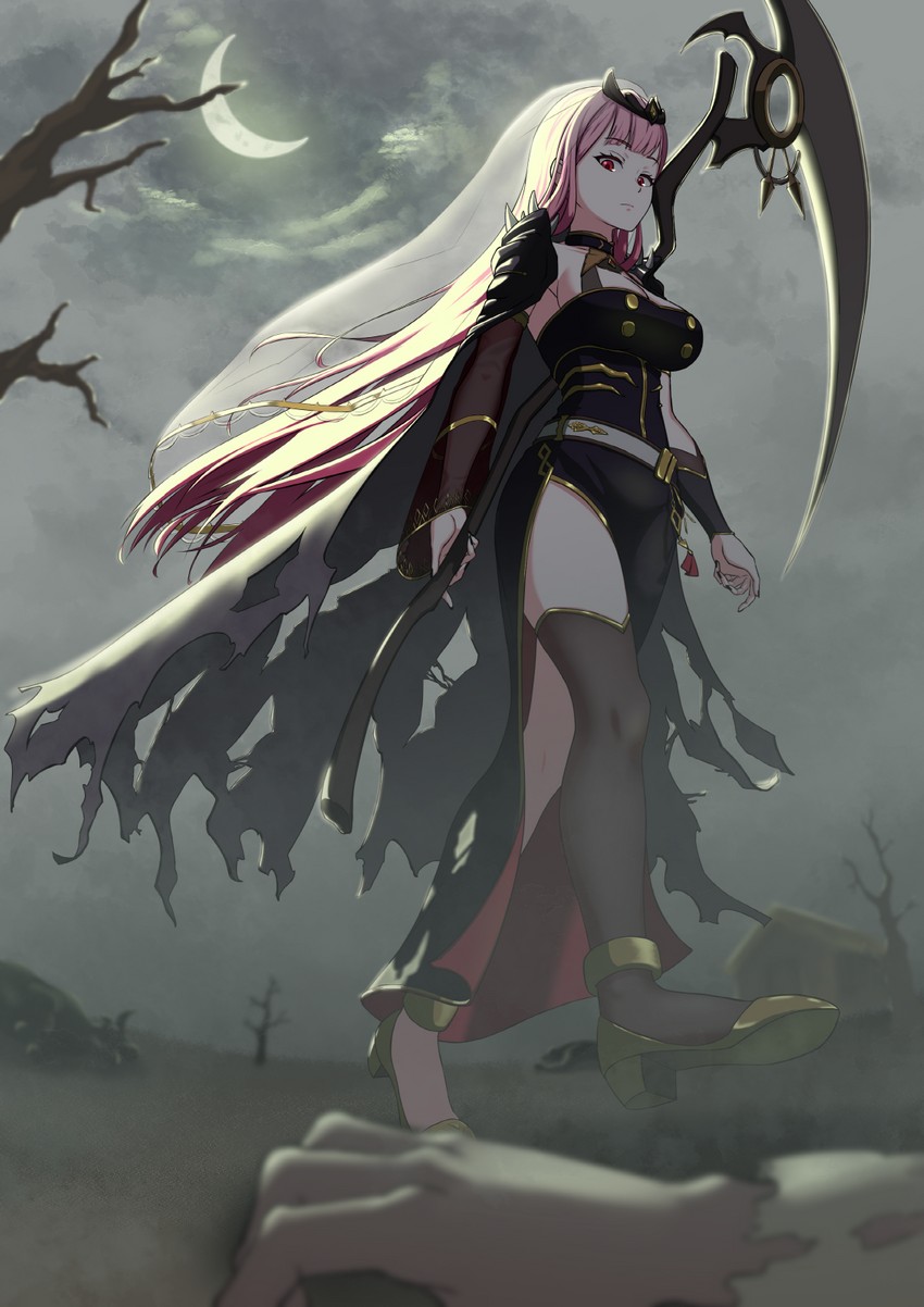 mori calliope (hololive and 1 more) drawn by af2345