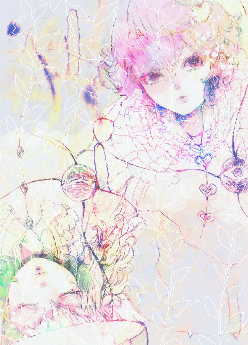 komeiji koishi and komeiji satori (touhou) drawn by ame_tame