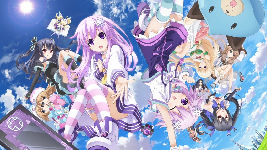 neptune, noire, nepgear, blanc, vert, and 5 more (neptune and 1 more)