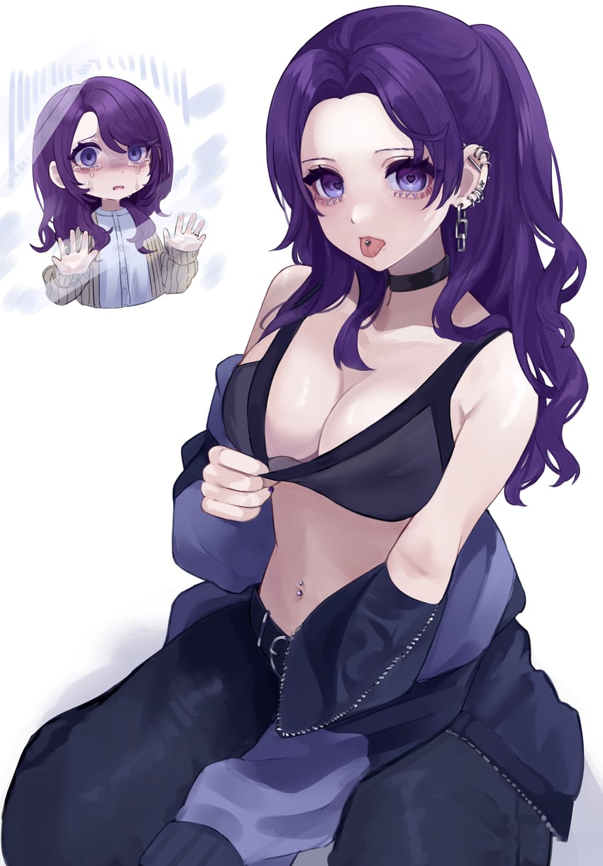 asahina mafuyu and asahina mafuyu's mother (project sekai and 1 more) drawn by jishou_210