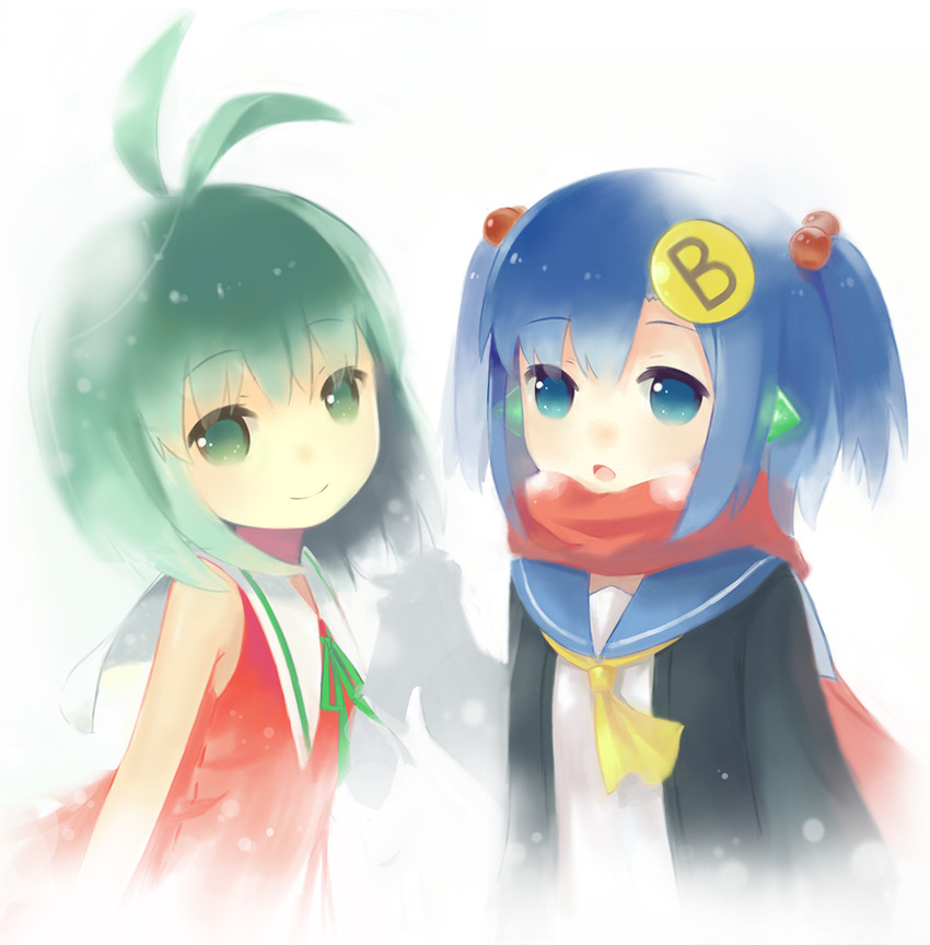 pomo and linda b (original) drawn by lino-lin