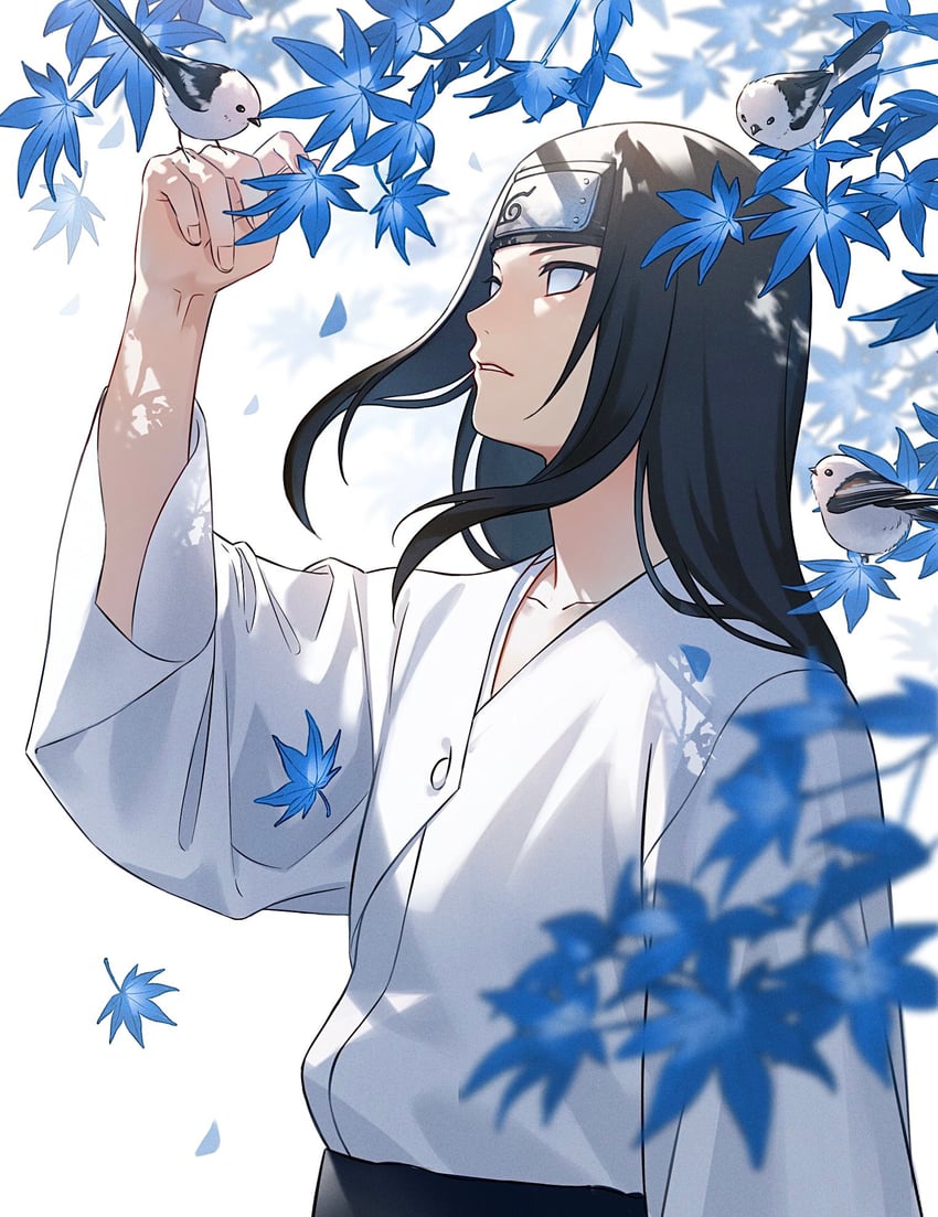 hyuuga neji (naruto and 1 more) drawn by usao_(313131)