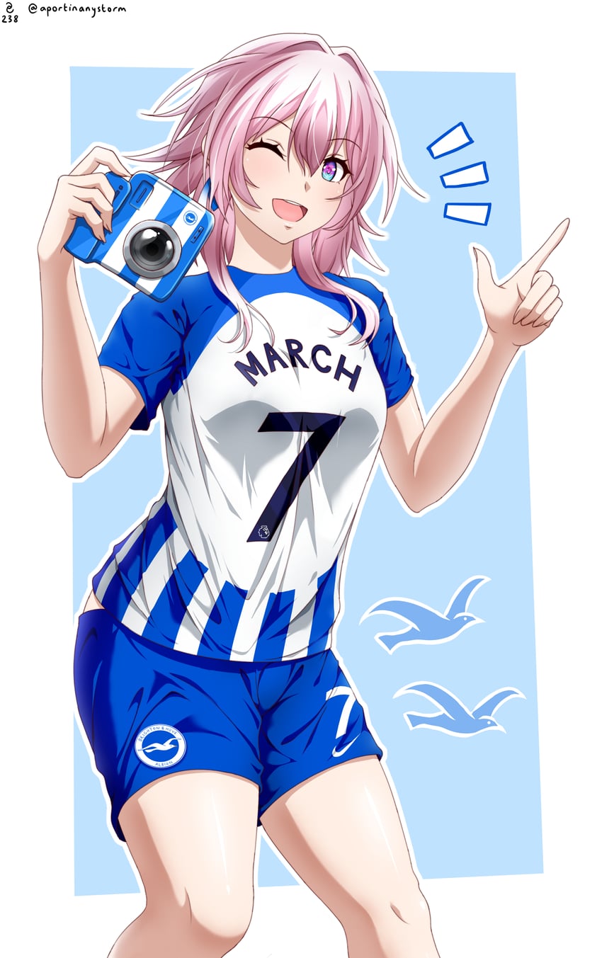 march 7th and solly march (honkai and 3 more) drawn by a_port_in_any_storm