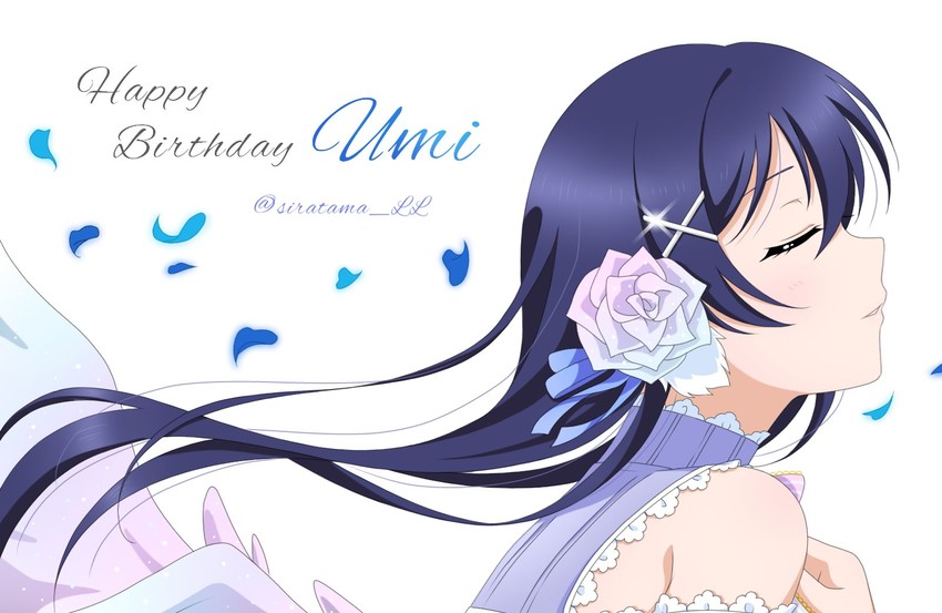 sonoda umi (love live! and 2 more) drawn by shiratama_(siratama_ll)