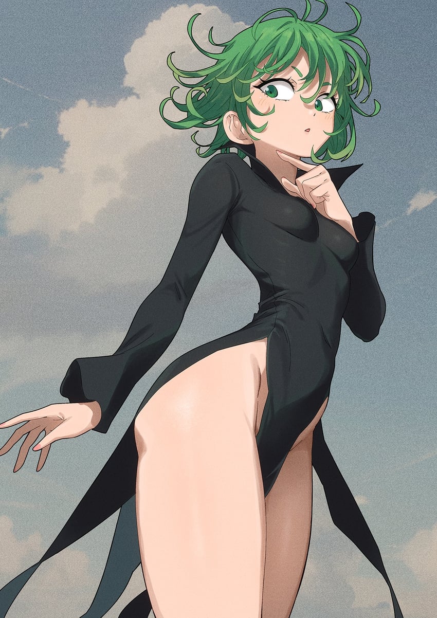 tatsumaki (one-punch man) drawn by gaston18 and murata_yuusuke