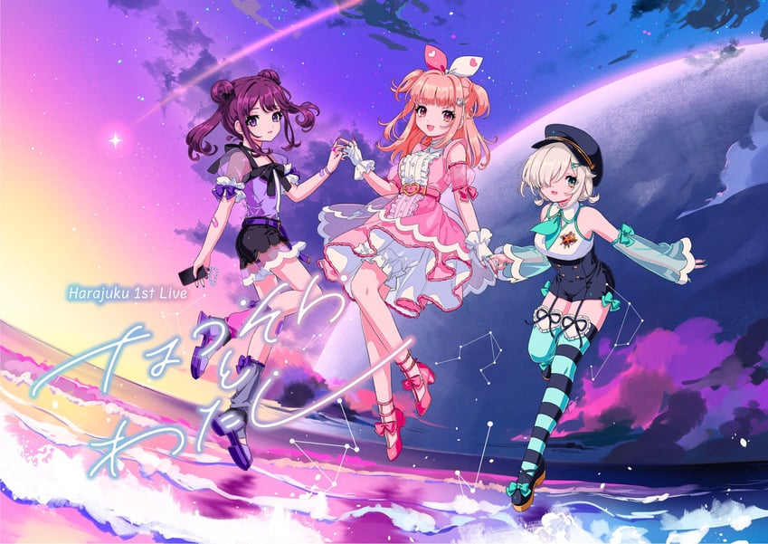 sakurano mimito, inubousaki shian, and minakami hina (denonbu) drawn by kisumi_rei