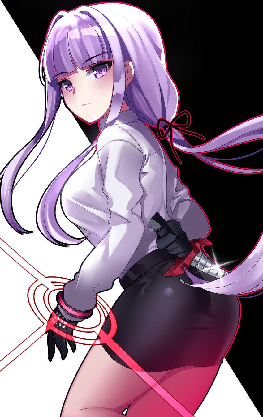 kirigiri kyoko (danganronpa and 1 more) drawn by gendo0032
