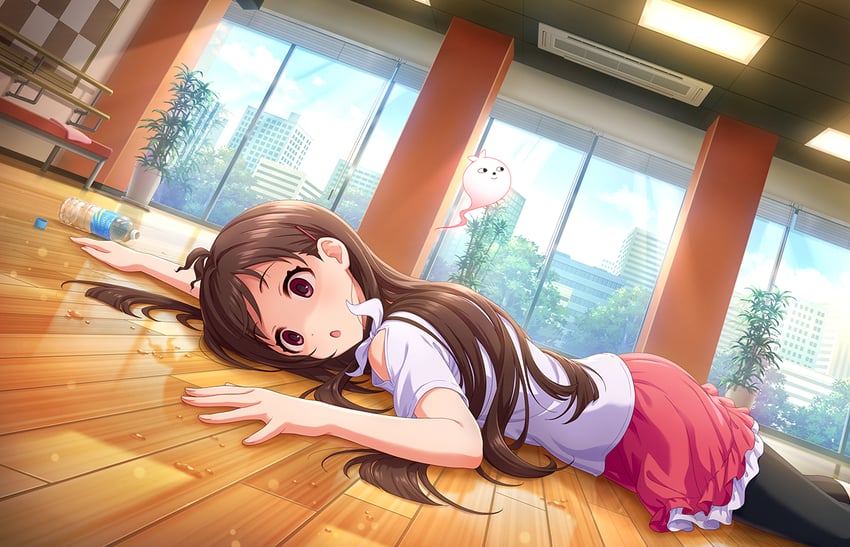 tsujino akari and ringorou (idolmaster and 2 more)