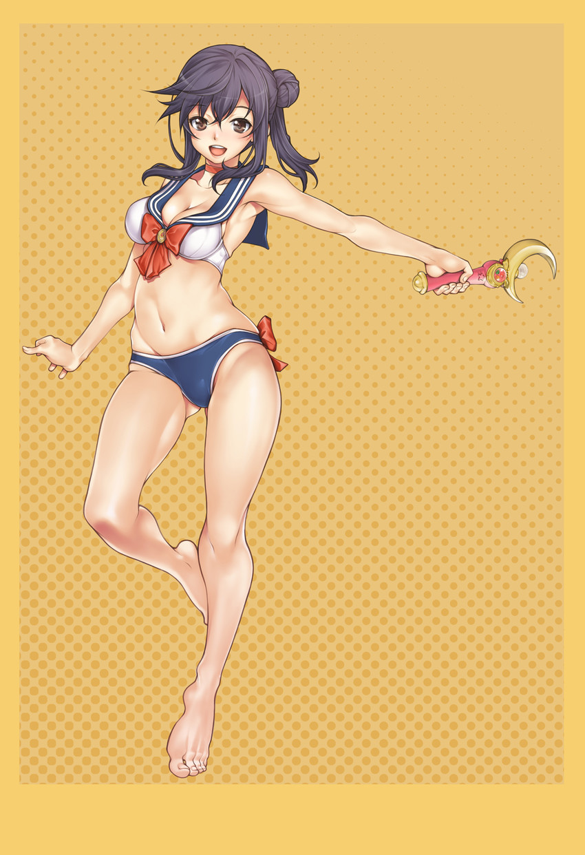 sailor moon and ichijou hotaru (bishoujo senshi sailor moon and 1 more) drawn by kubu_kurin