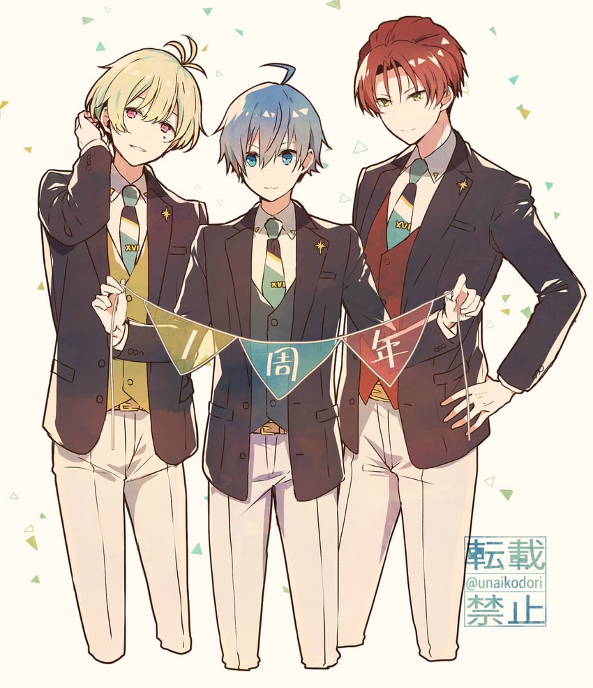 amamine shu, mayumi eishin, and hanazono momohito (idolmaster and 2 more) drawn by kame_(unaikodori)