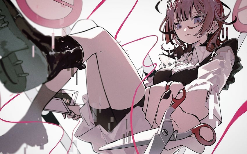 nira-chan (zutto mayonaka de ii no ni and 1 more) drawn by shiro_(kuro_guu)