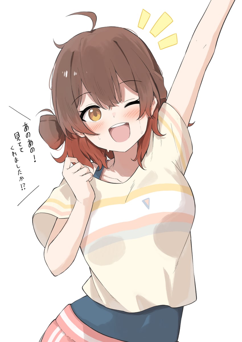 hanami ume (idolmaster and 1 more) drawn by yoimura