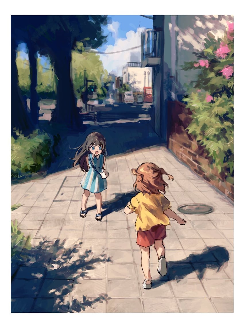 aijou karen and kagura hikari (shoujo kageki revue starlight) drawn by kozukue_(estsuk)
