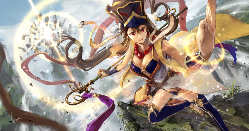 xuangzang sanzang (fate and 1 more) drawn by kito_(kito2)