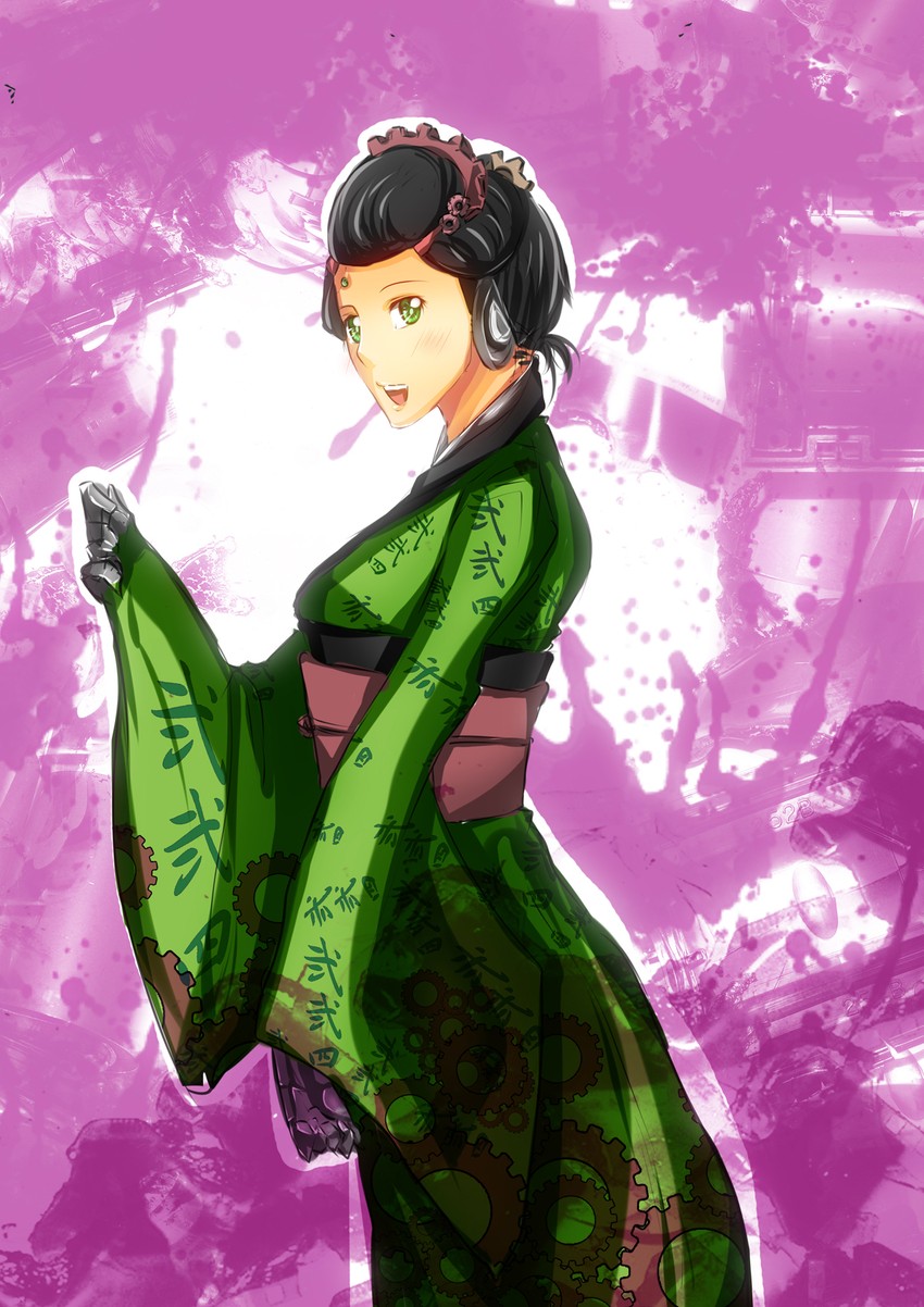 karakuri komachi mdl 224 ninishi (yu-gi-oh!) drawn by kuzia_(atarayo)