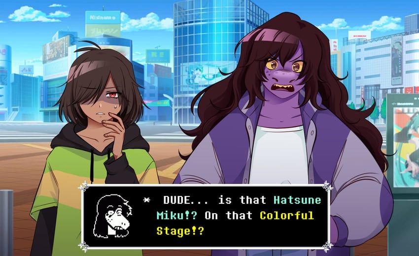 kris and susie (vocaloid and 2 more) drawn by thelostmoongazer
