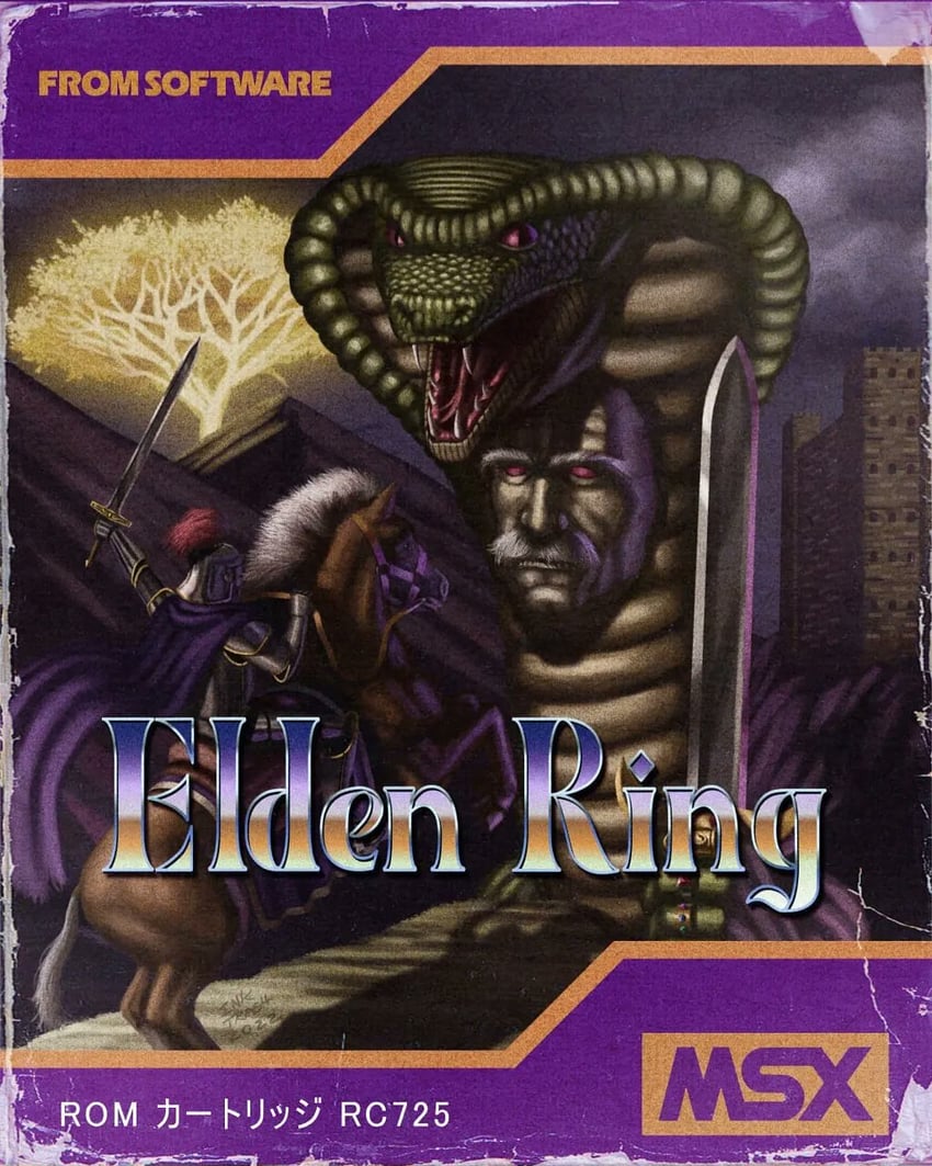 tarnished, torrent, and rykard lord of blasphemy (elden ring) drawn by ultimate_ink_trash
